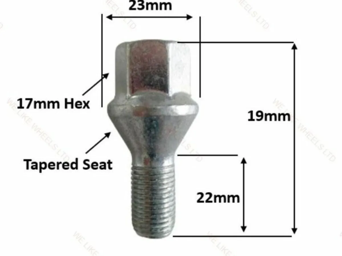16 x New Bolts FIAT. 22mm (Y16) Delivery - Image 3