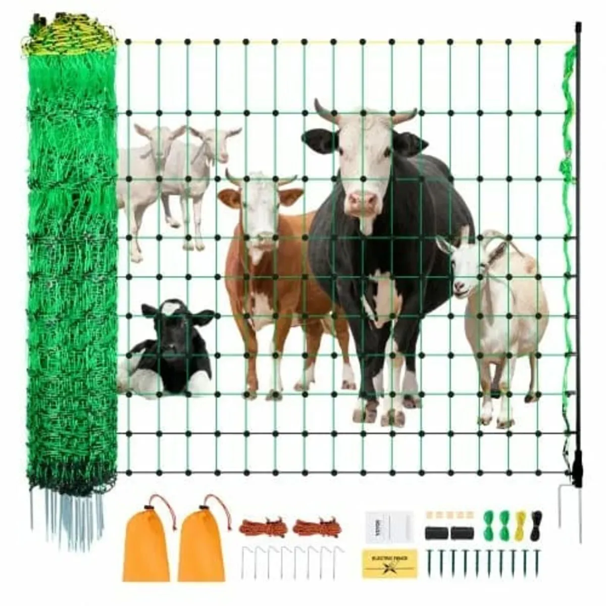 Electric Fence Netting, 1.27 m x 50 m, Livestock N - Image 1