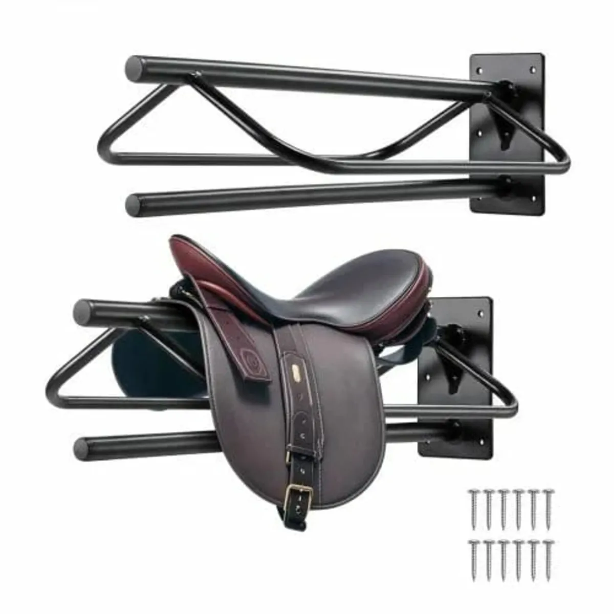 Saddle Rack with Pad Bar, 23.8 x 12.6 x 10.2 in, 2 - Image 1