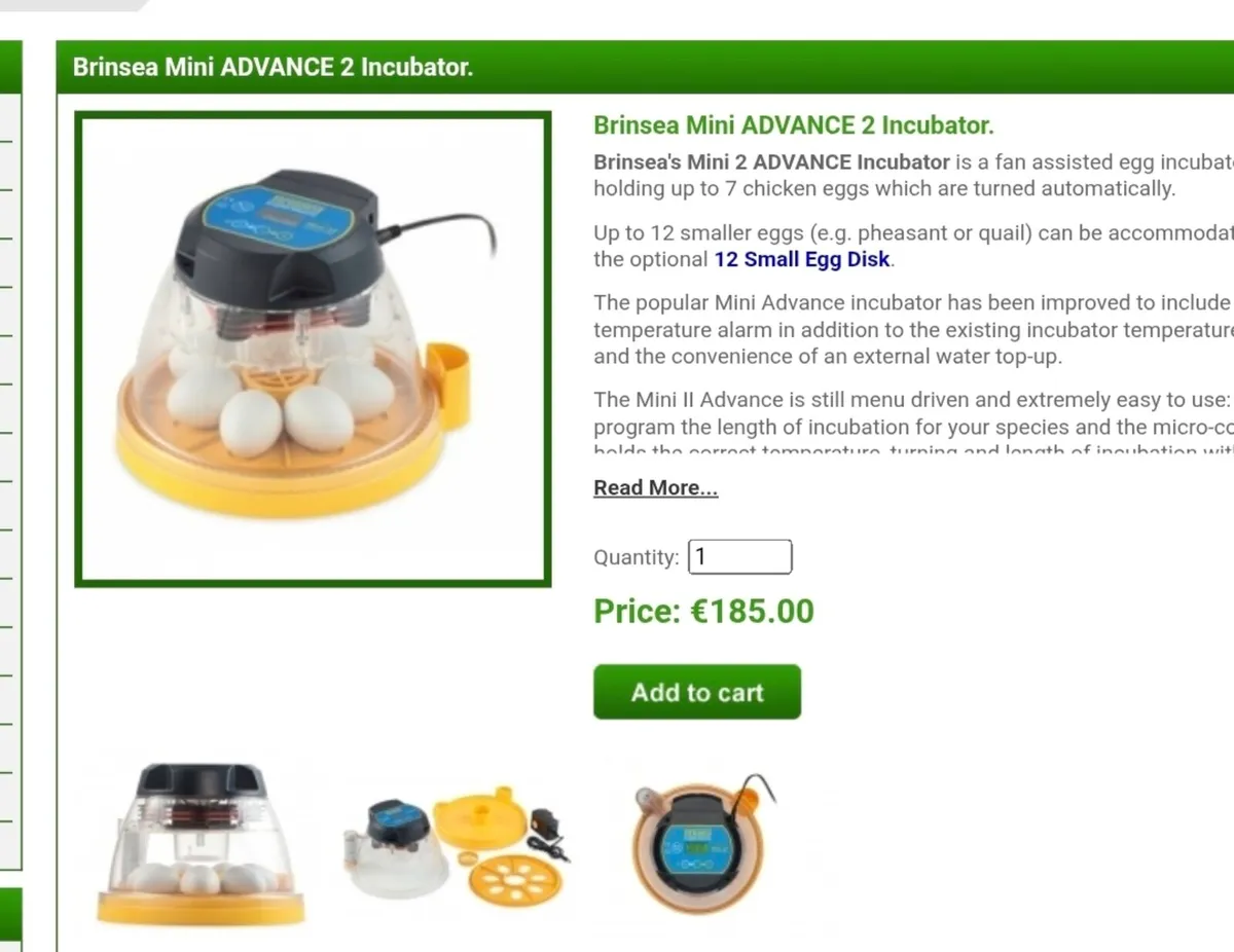 egg candling pack/ heat plate/ brinsea mini - Image 2