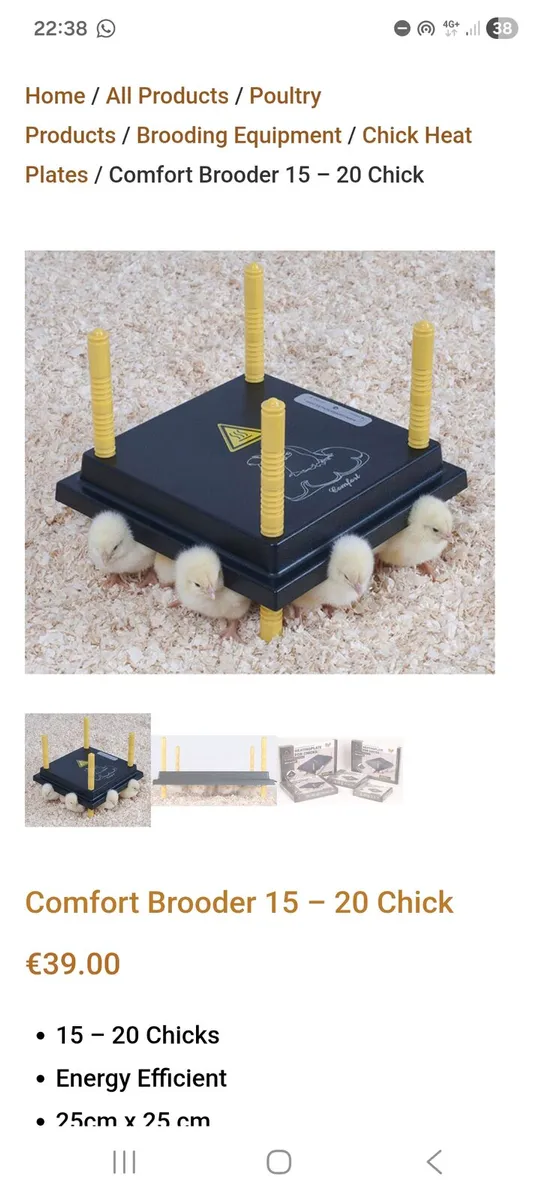 egg candling pack/ heat plate/ brinsea mini - Image 3