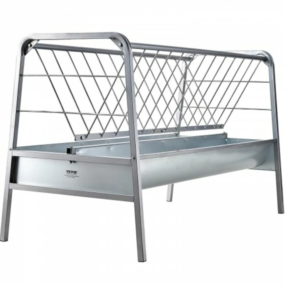 Livestock Hay Feeder, 2 in 1 Grain & Hay Feeder, 8 - Image 1