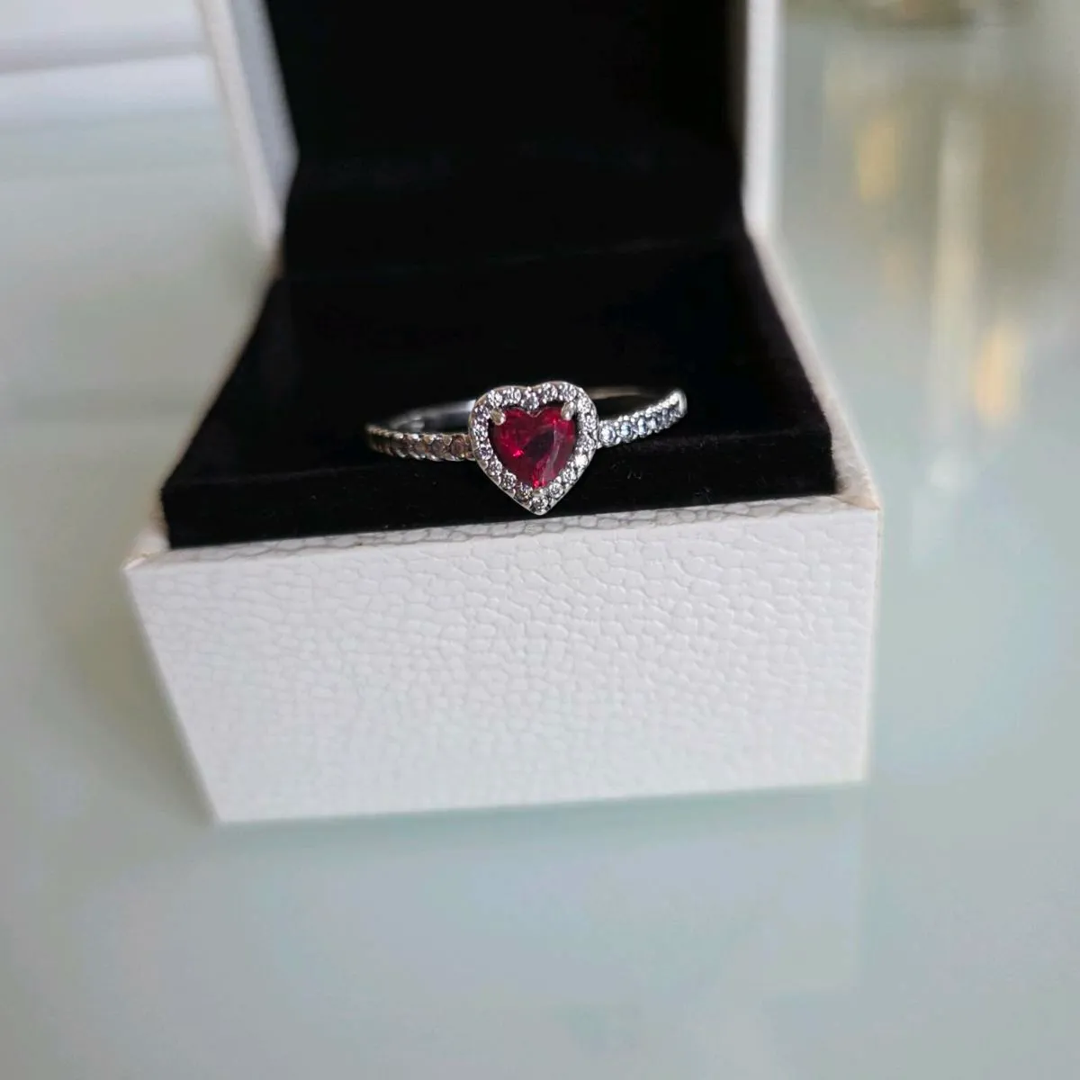 Pandora ring heart sparkly - Image 3
