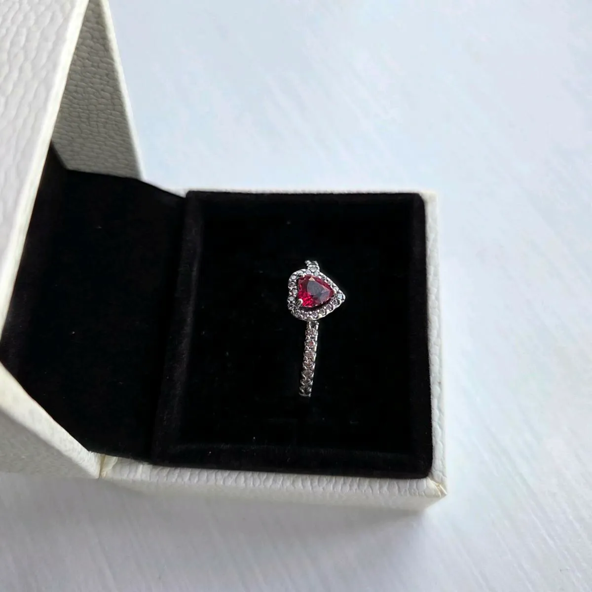 Pandora ring heart sparkly - Image 4