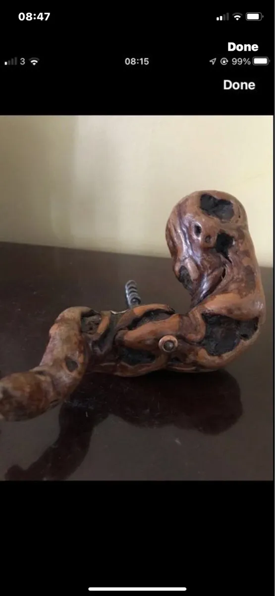 Vintage Twisted Timber Corkscrew - Image 4