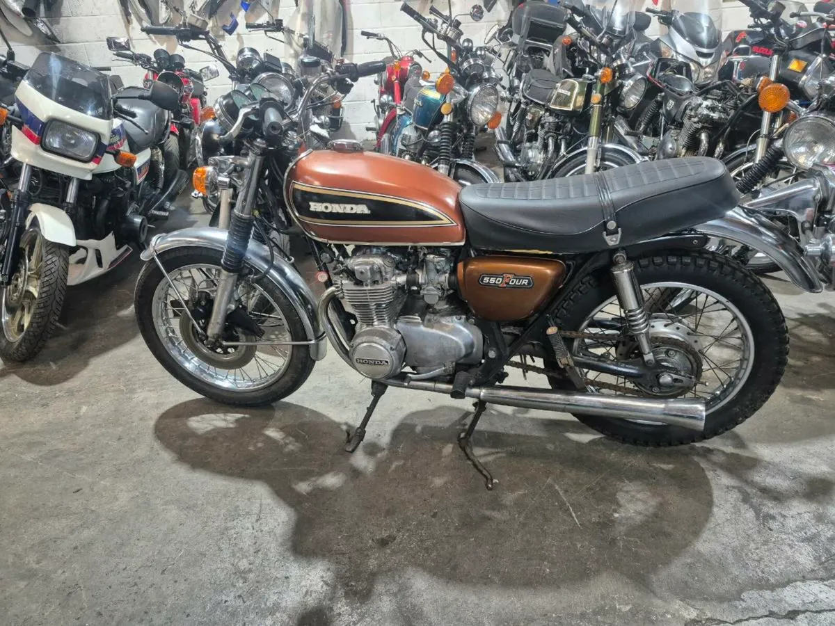 Honda cb 550/4 parts + new original exhausts - Image 2