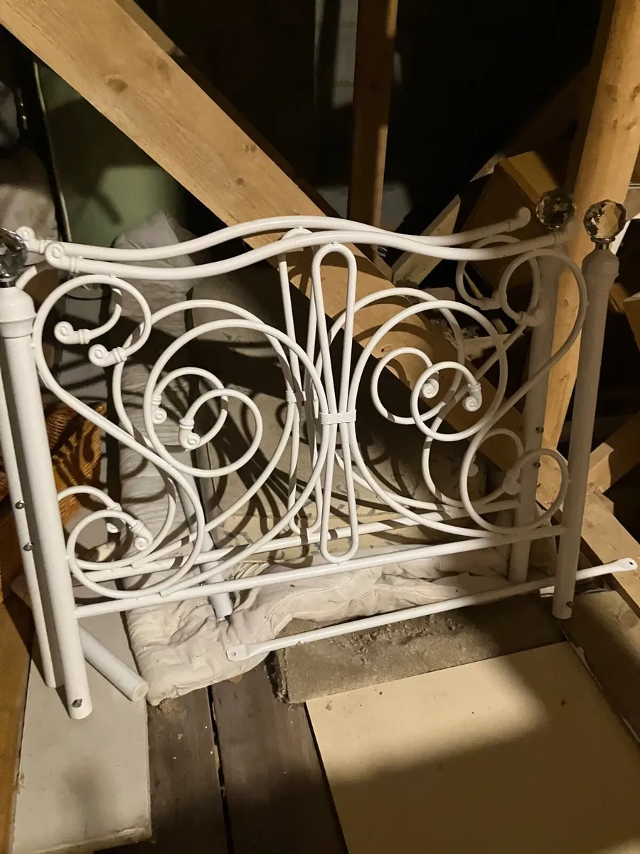 White Single bed - Image 3