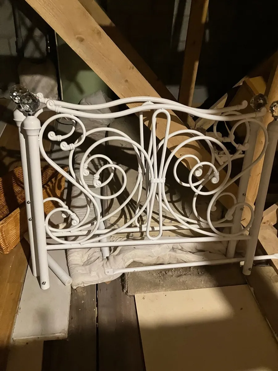 White Single bed - Image 4