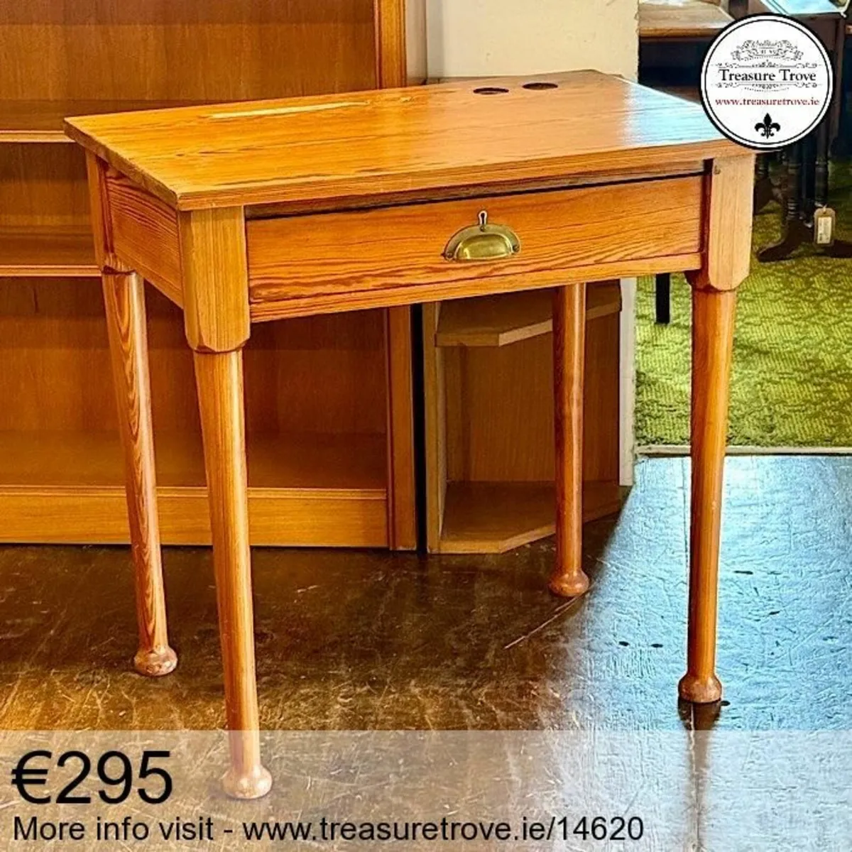 Small vintage and antique writing bureau and desk - Image 3