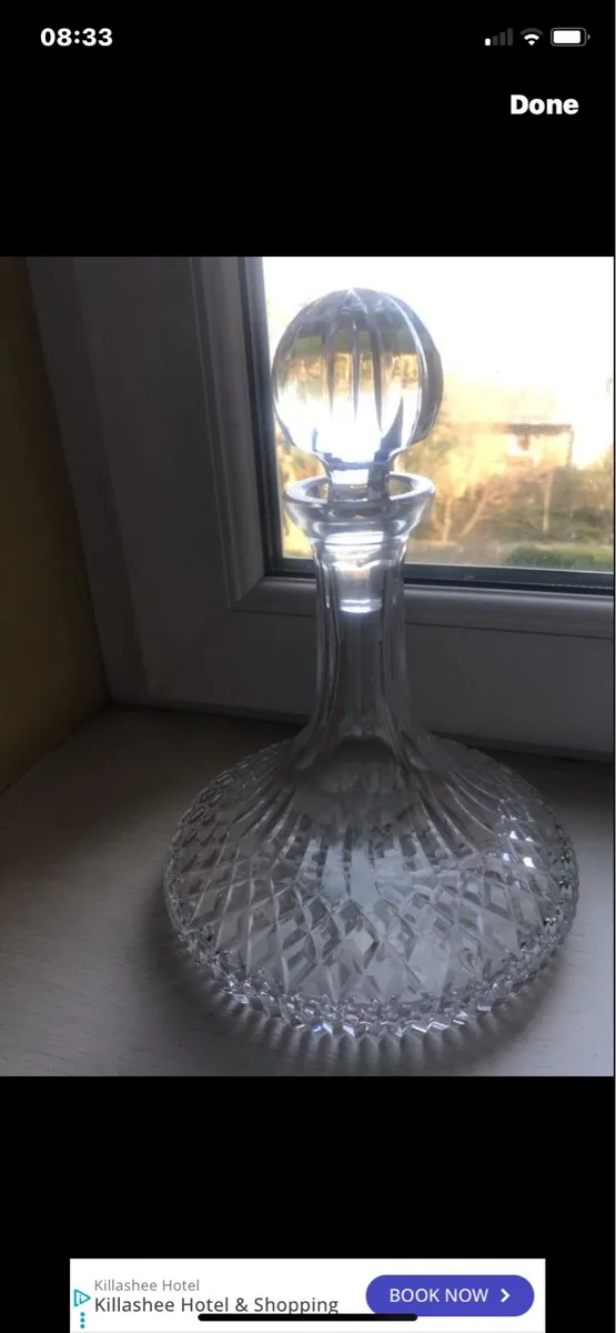 Waterford Crystal’Tramore’ Ships Decanter - Image 1