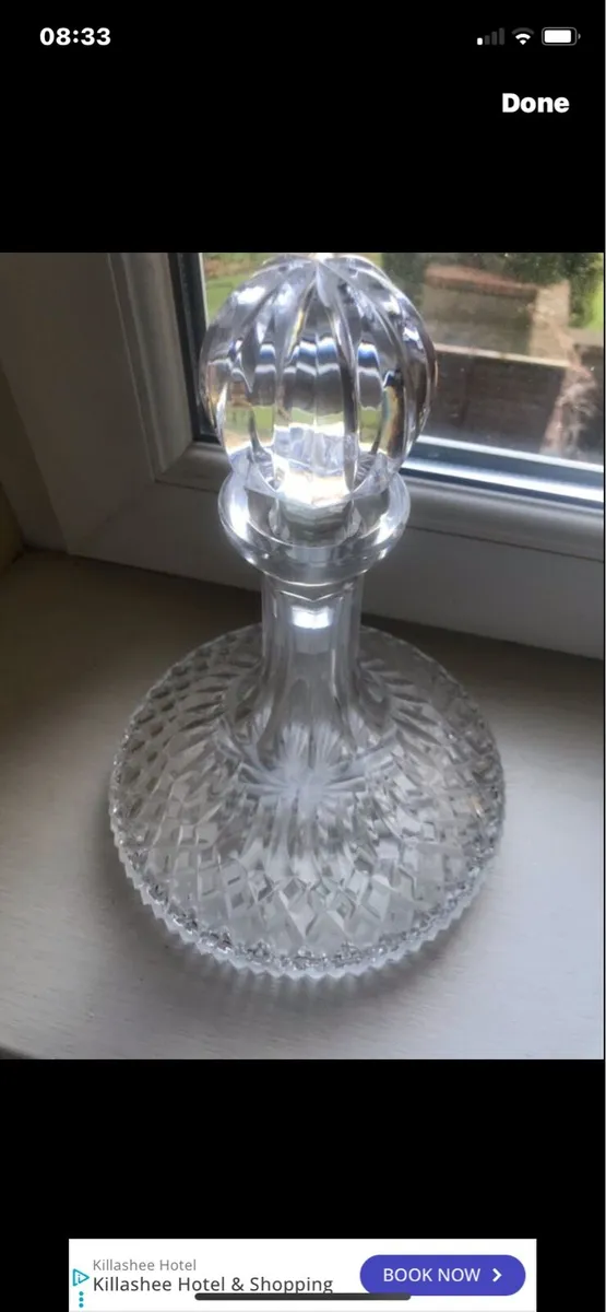 Waterford Crystal’Tramore’ Ships Decanter - Image 2