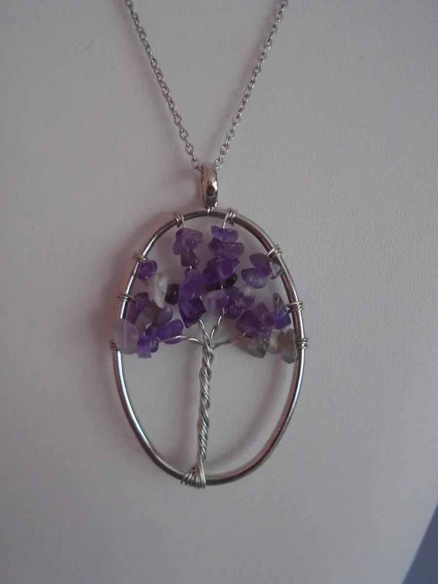Tree of Life pendant. Amethyst.Jewellery - Image 1
