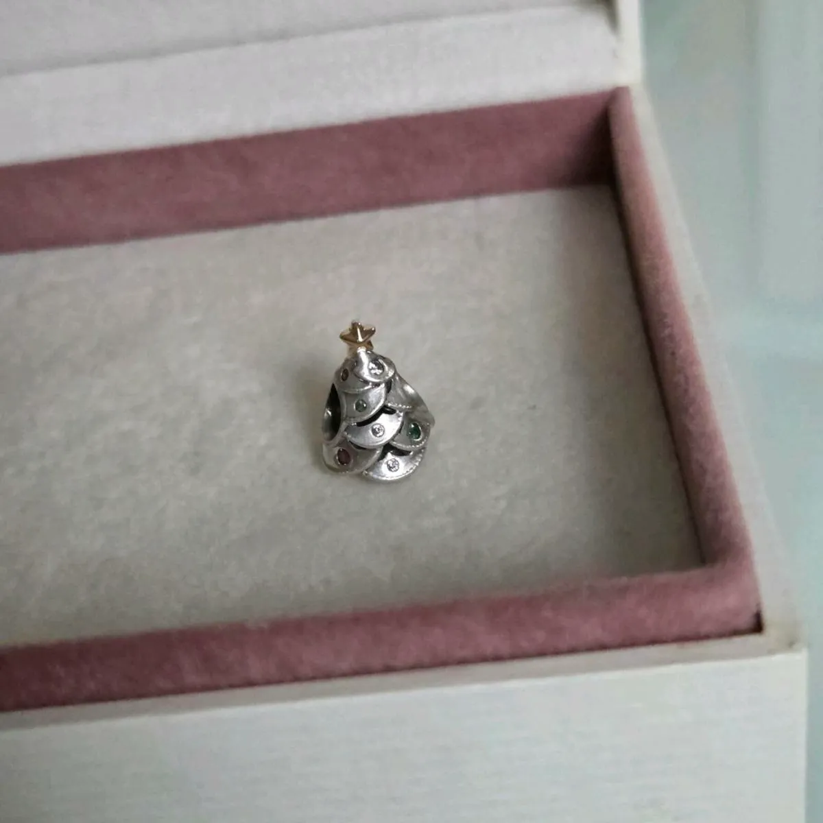 Pandora festive Christmas tree sterling silver&14k - Image 2