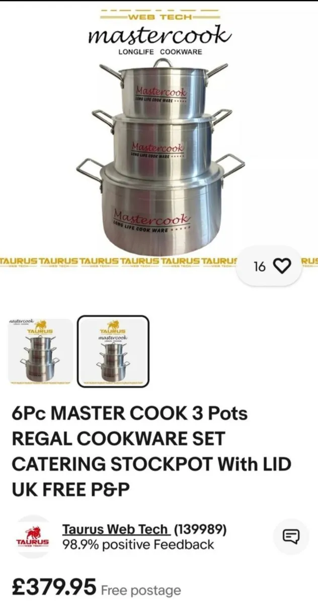 Large Catering Stock Pots - Image 3