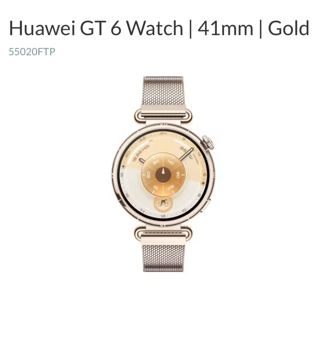 Smart Watch - Huawei GT 6 - Gold - Image 1