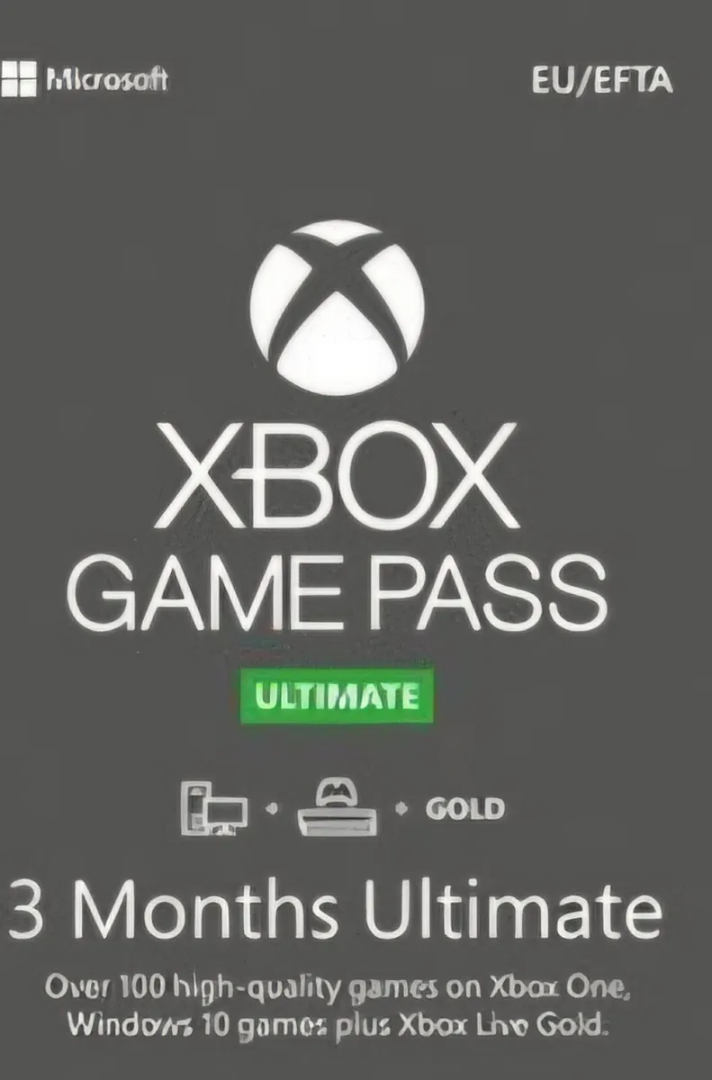 Xbox Game Pass Ultimate 3 months digital key europ