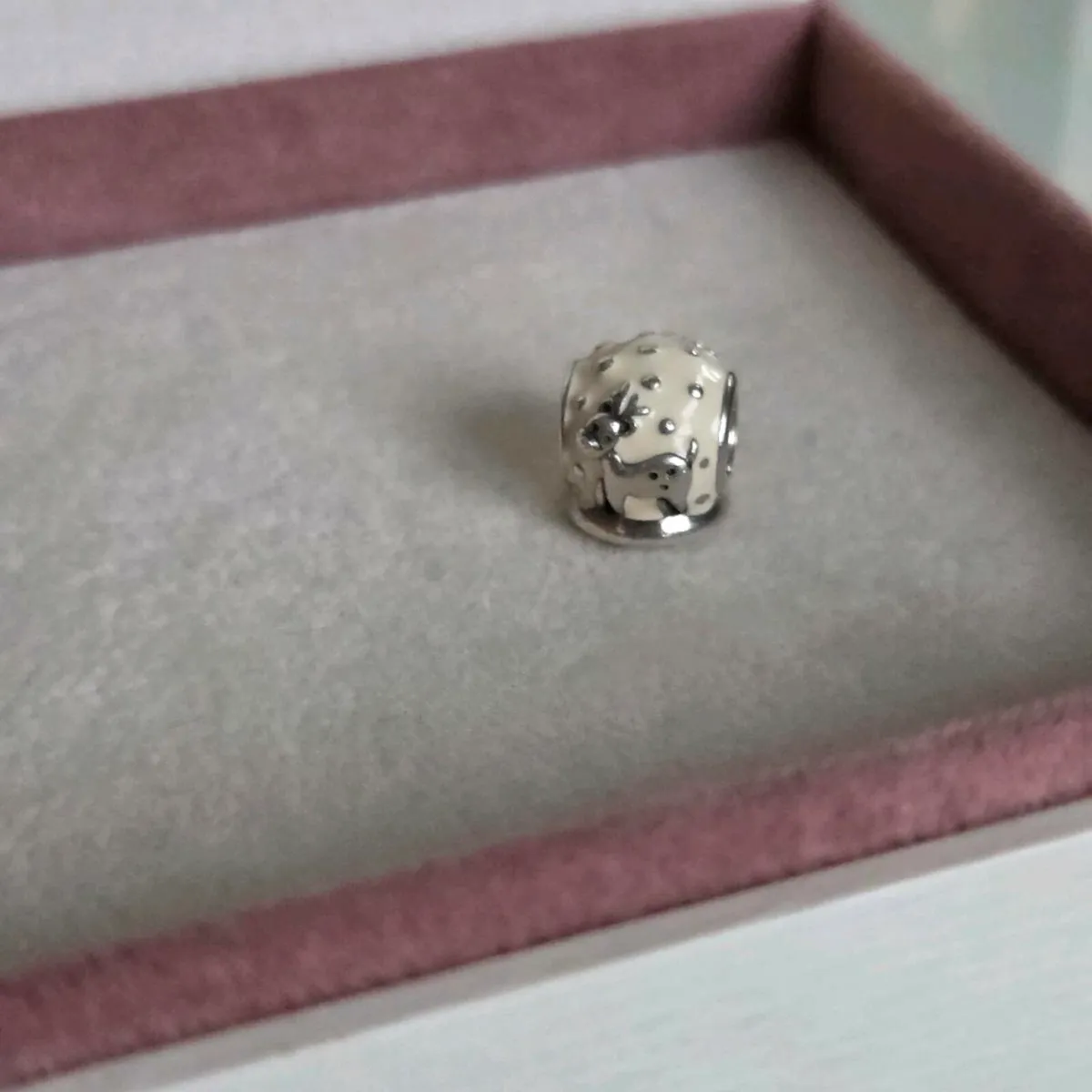 Pandora Enamel Christmas Reindeer Charm - Image 1