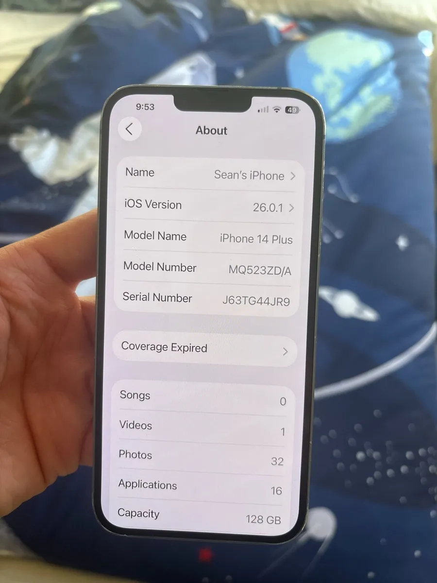 iPhone 14 Plus sim free 128GB with box - Image 1