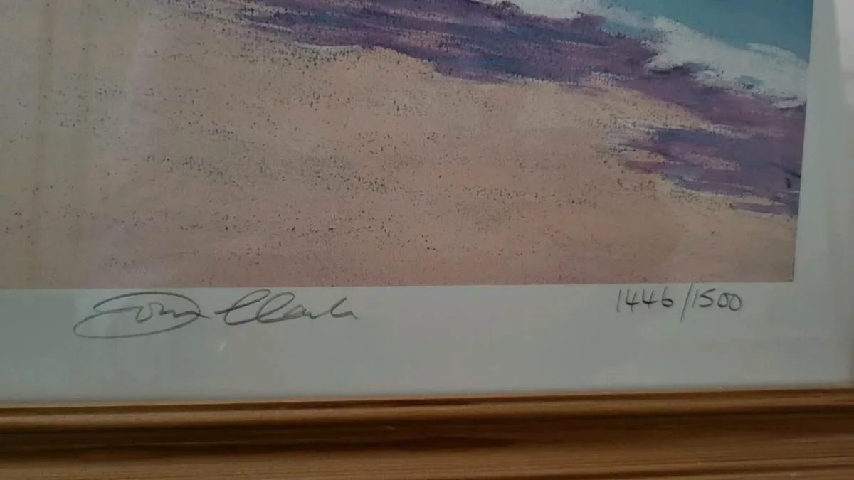 Ltd Edition John Clark framed print - Image 3