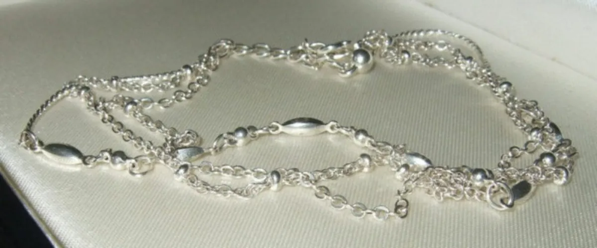 Vintage Silver Trilogy Chain Bracelet - Image 1