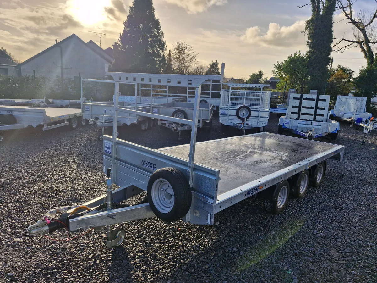 NEW  M-TEC   16' x 6'6"  DROPSIDES  TRAILER - Image 2