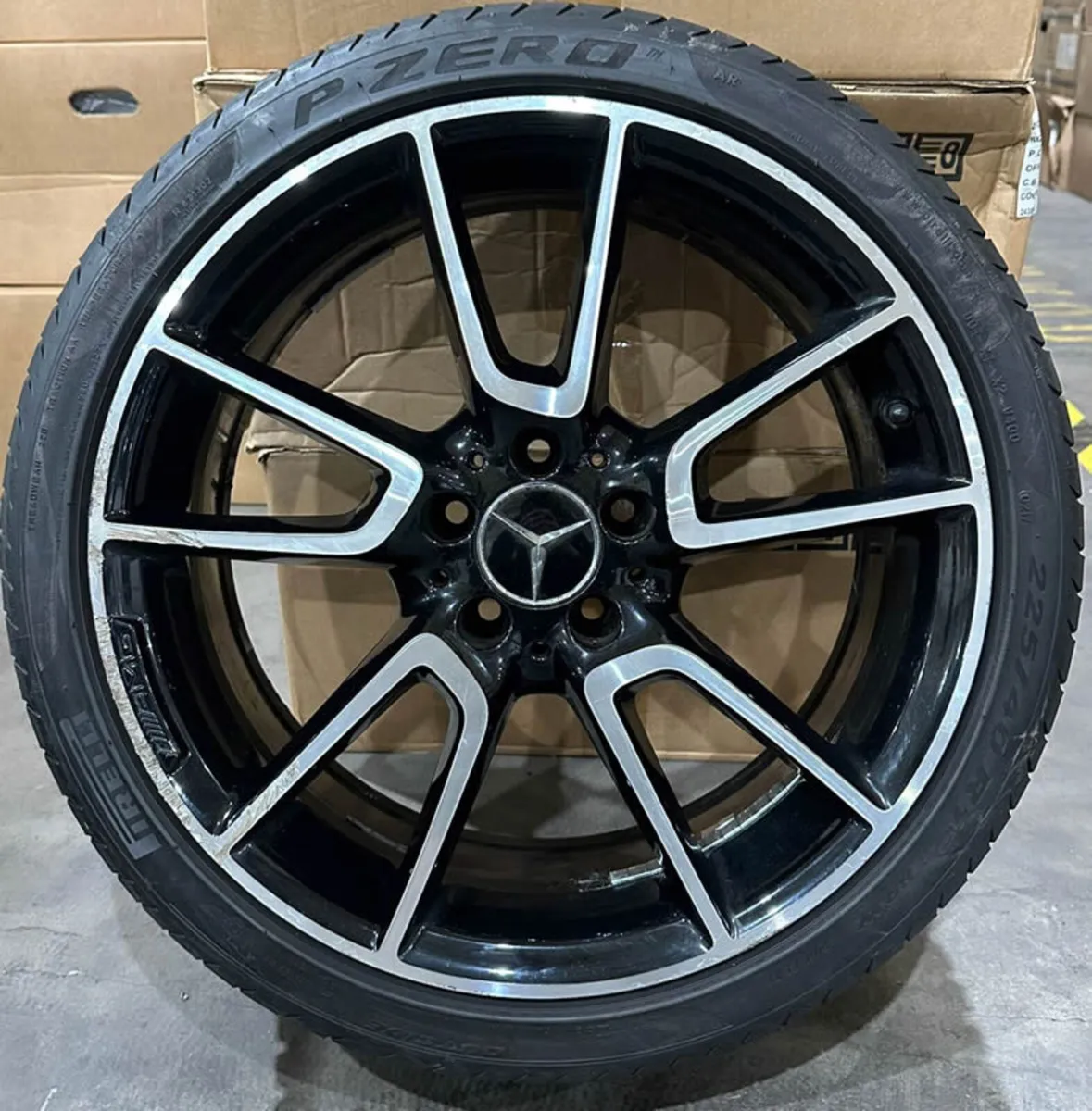 19" GENUINE MERCEDES C43 ALLOY WHEELS - Image 2