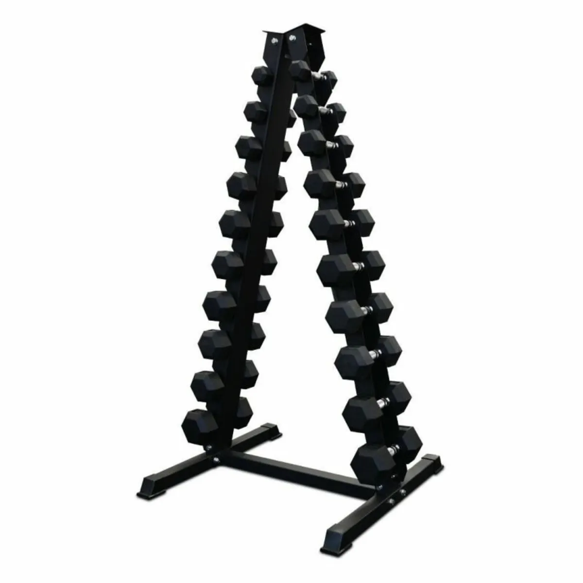 Hex Dumbbell 1-10KG Set - Weights Gym
