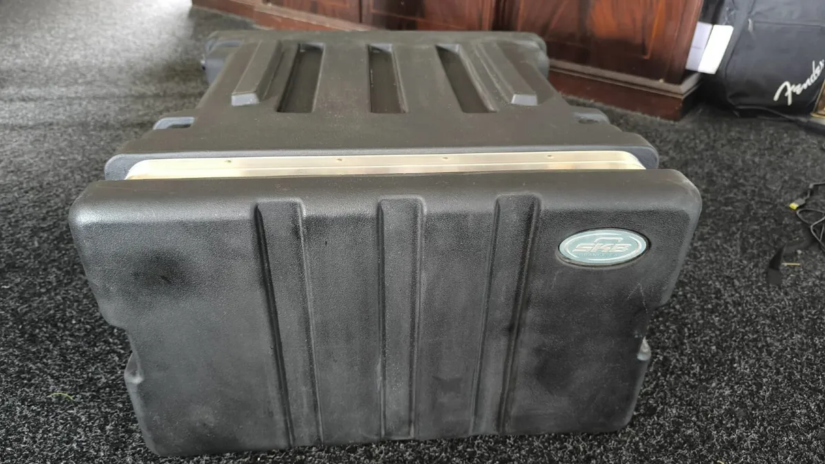 Vintage SKB 6U Orange CA Rack (3 available) - Image 2