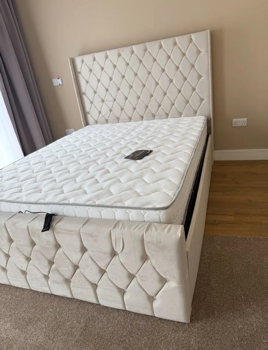 New Ottoman Storage Bed Single Double King Super King - Image 3