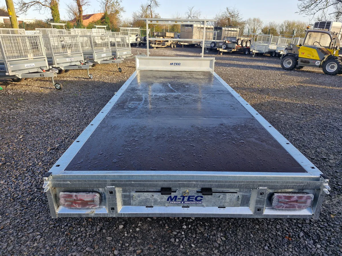 NEW  M-TEC   16' x 6'6"  DROPSIDES  TRAILER - Image 3