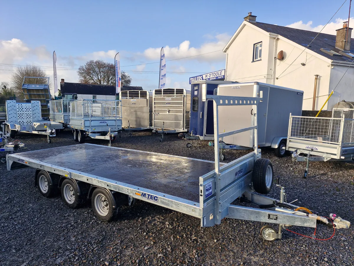 NEW  M-TEC   16' x 6'6"  DROPSIDES  TRAILER - Image 1