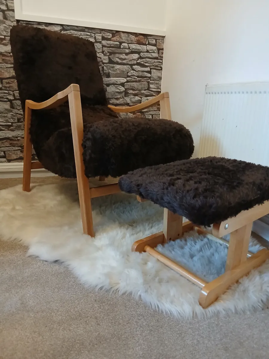 Rare Mid Century Model 411 G Plan Lounge Chair & F - Image 4