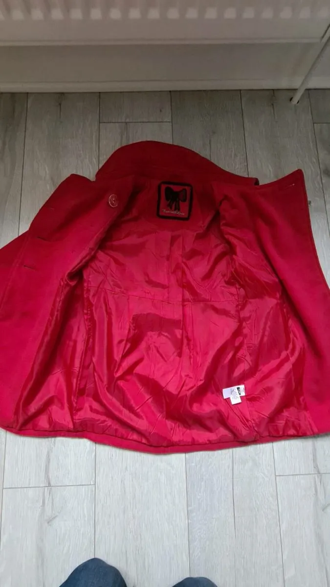 Duffle coat age 6 lovely Xmas coat - Image 3