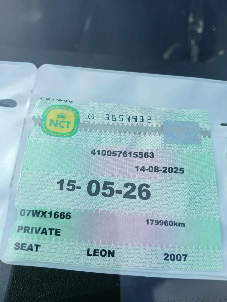 SEAT LEON SPORT NCT 06.26 TAX 12.25 LOW KMS - Image 3