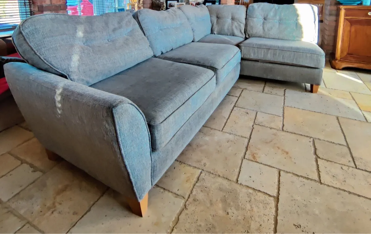 Grey Corner Sofa - Image 3