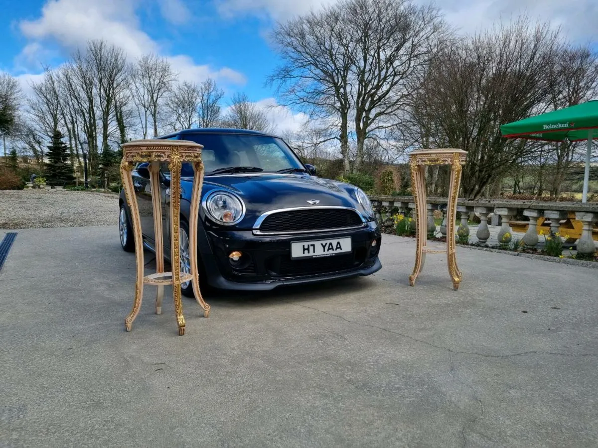 2 Large Egyptian Stands Granite Top  (New) - Image 1