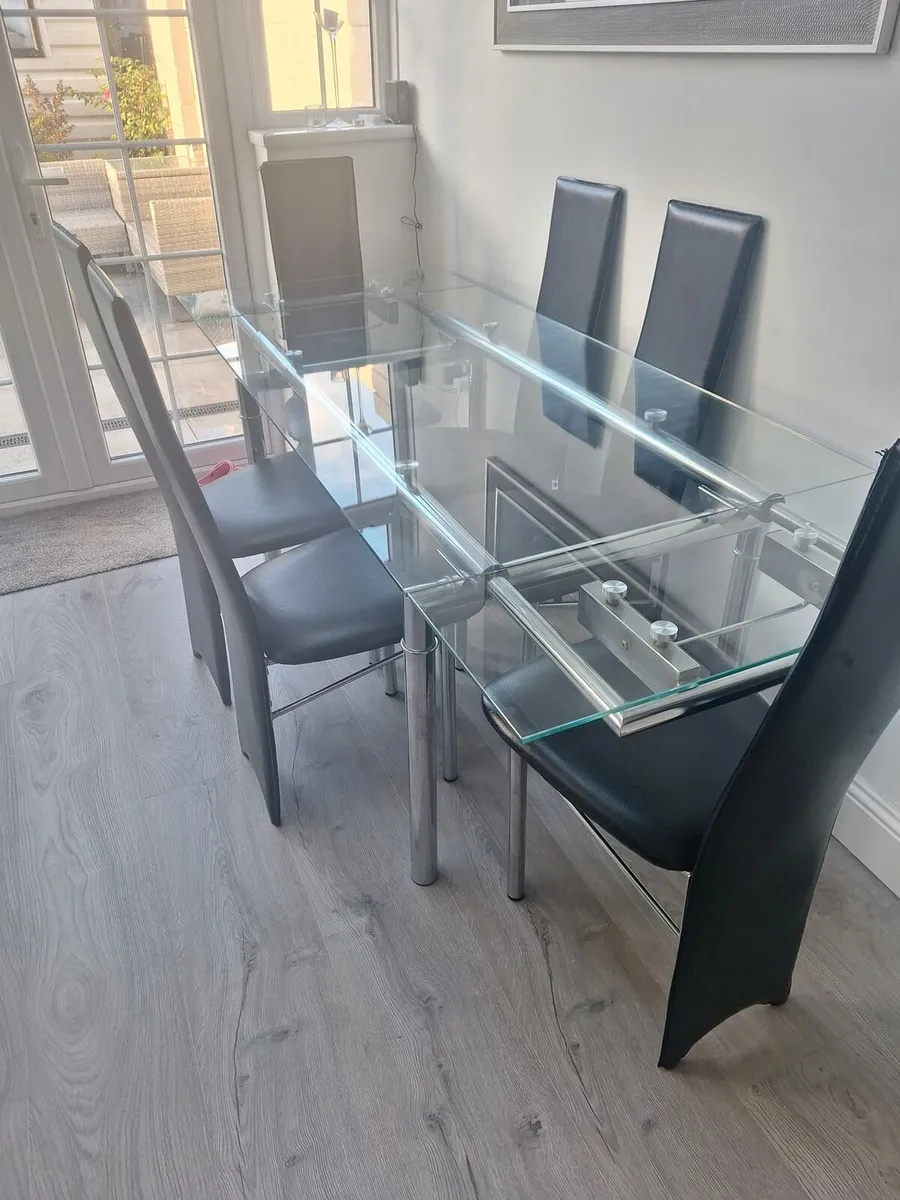 Dining room table and chairs