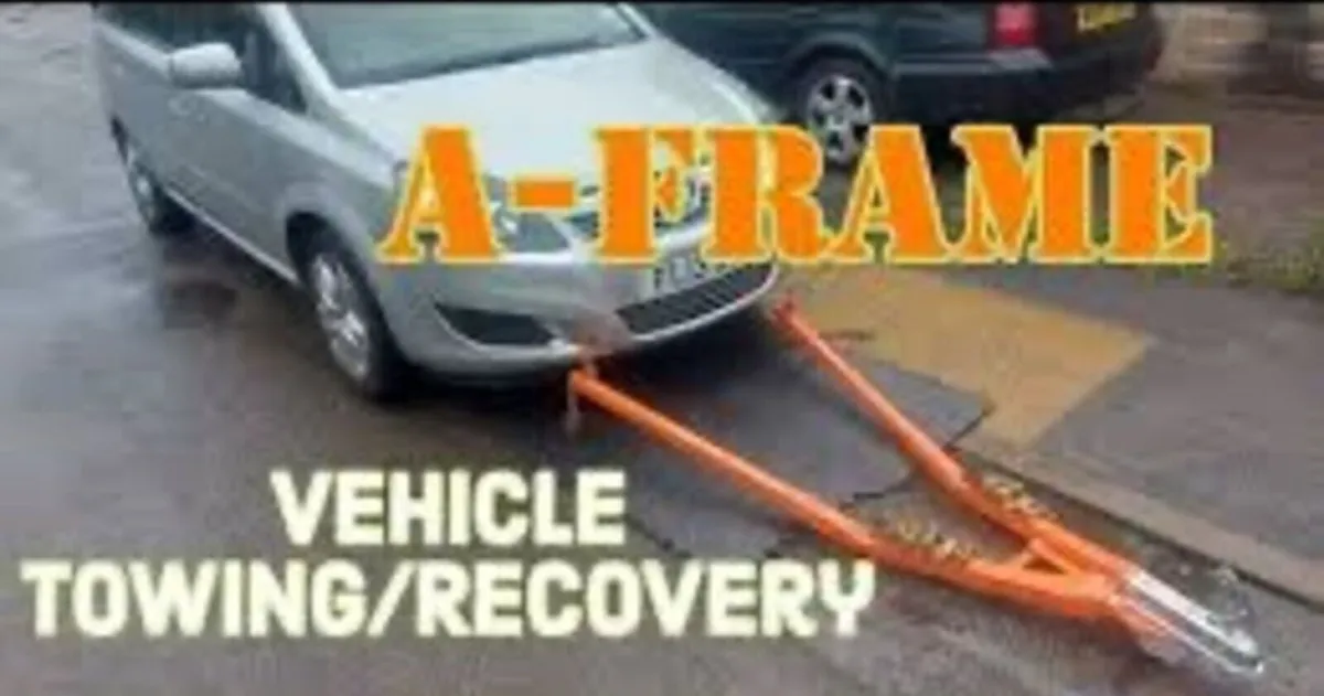 Towing a frame dolly car transporter recovery - Image 1