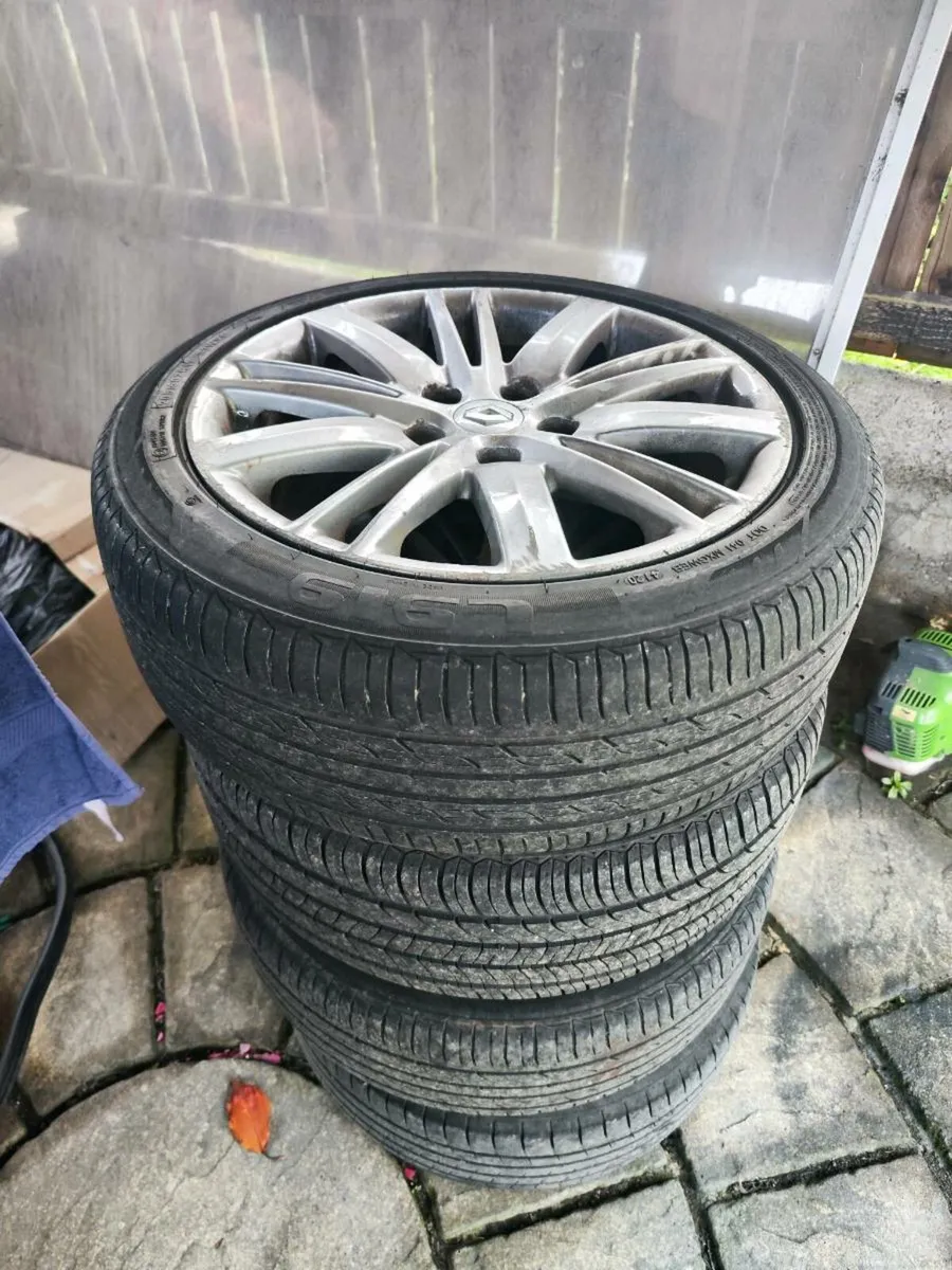 Renault GT Wheels with tyres - Image 1