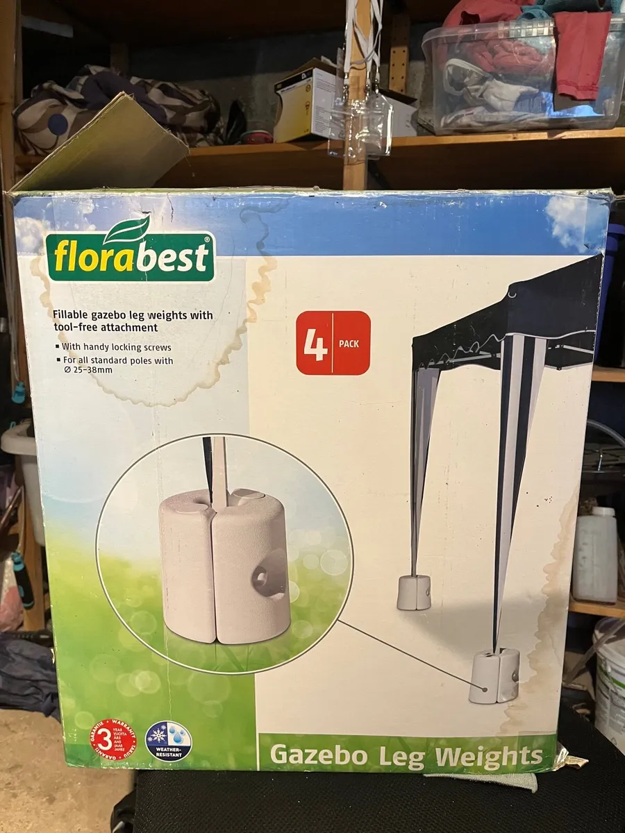 Blooma gazebo and weights - Image 1