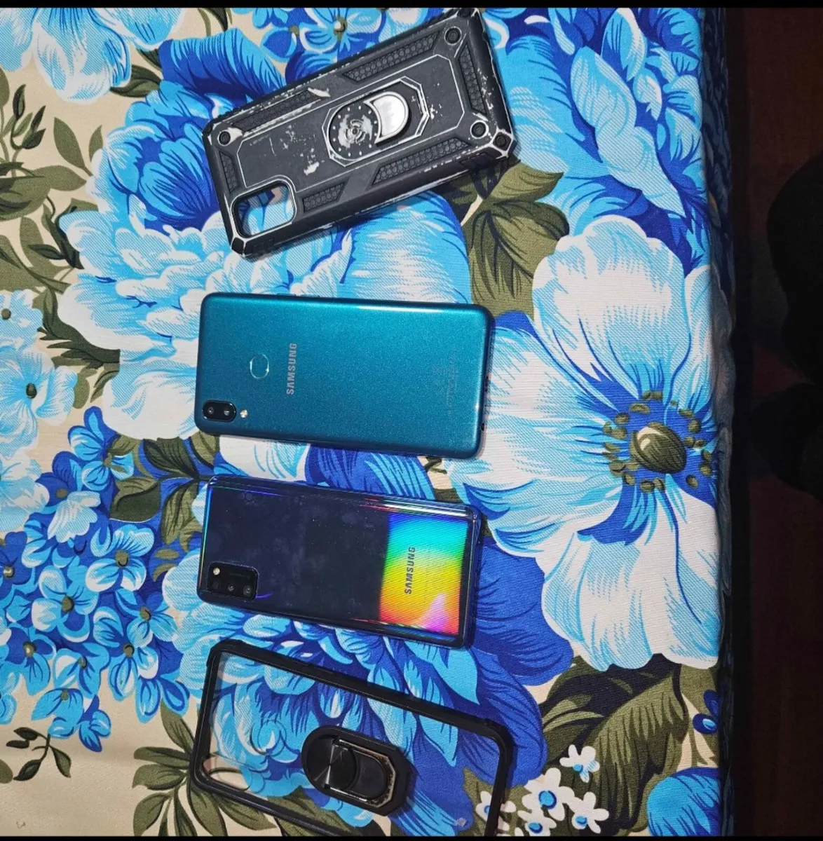 Samsung Galaxy A10s and A41 with cover and charger - Image 1