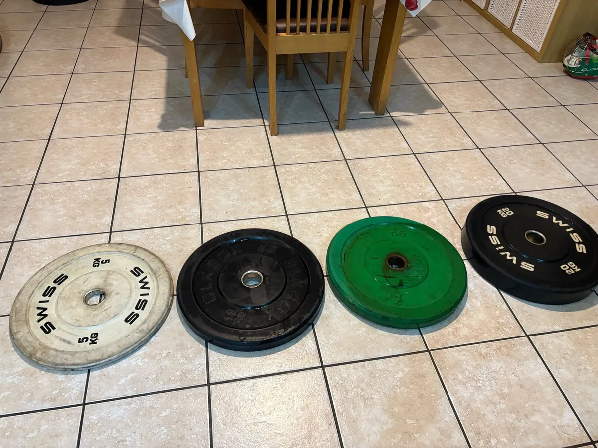 45KG OLYMPIC BUMPER WEIGHT PLATES - CHEAP! - Image 2