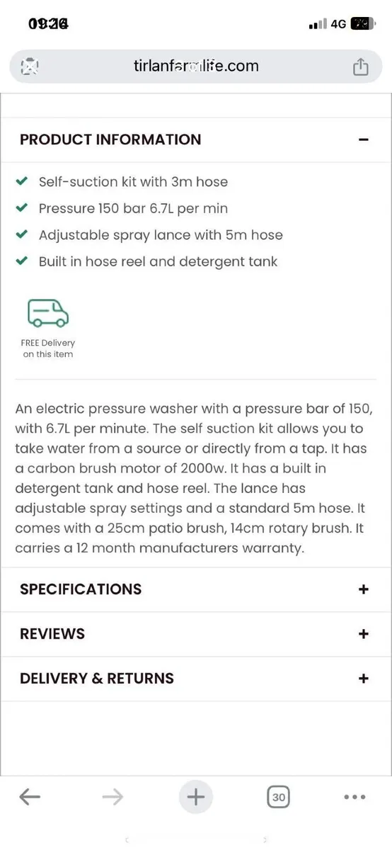 Pro plus power washer - Image 2