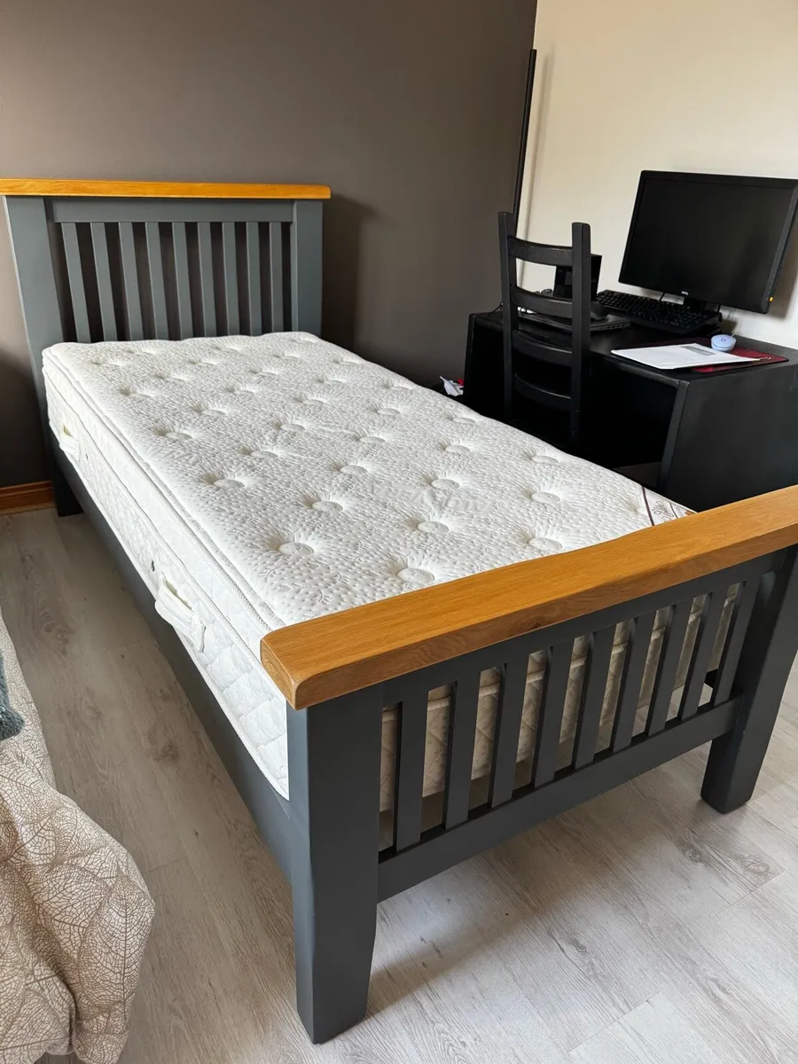 Single Bed & New Mattress - Image 1