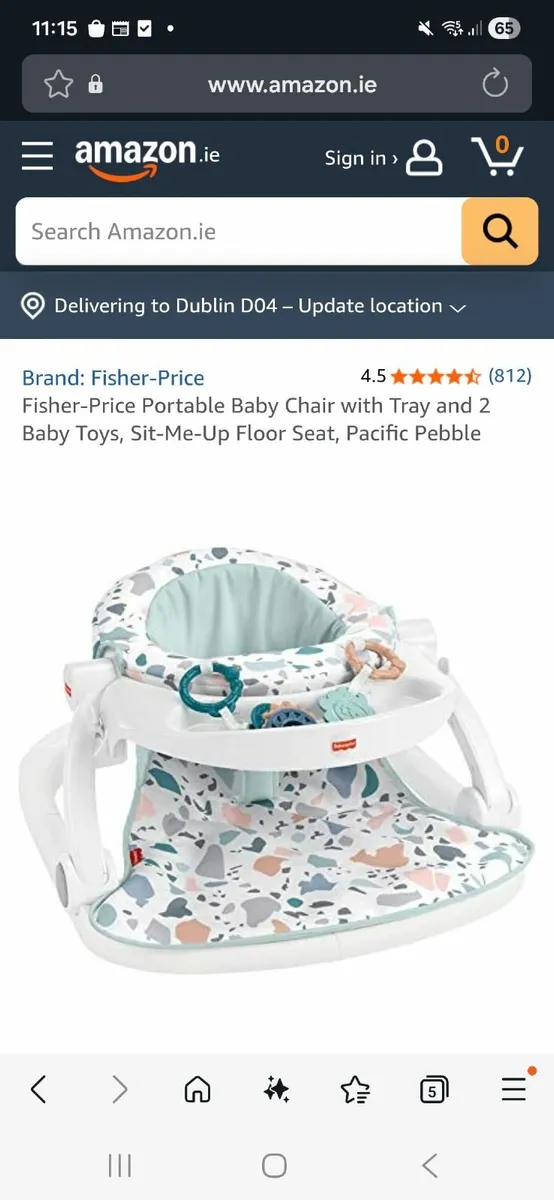 Portable sit me up chair Fisher-price - Image 2