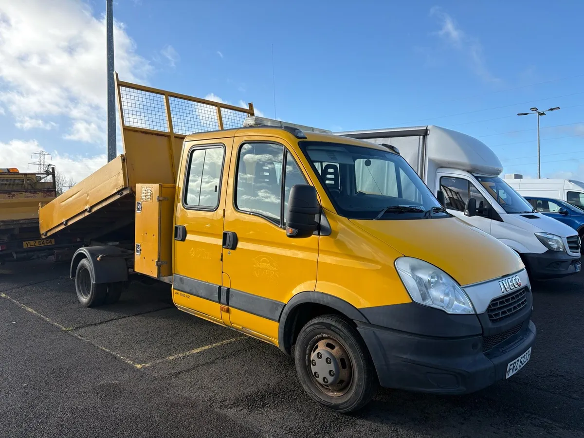 2013 Iveco Daily 50C15 Crewcab Dropside Tipper - Image 1