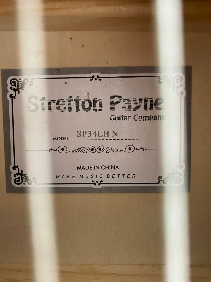 left handed guitar 3/4 size - Image 3