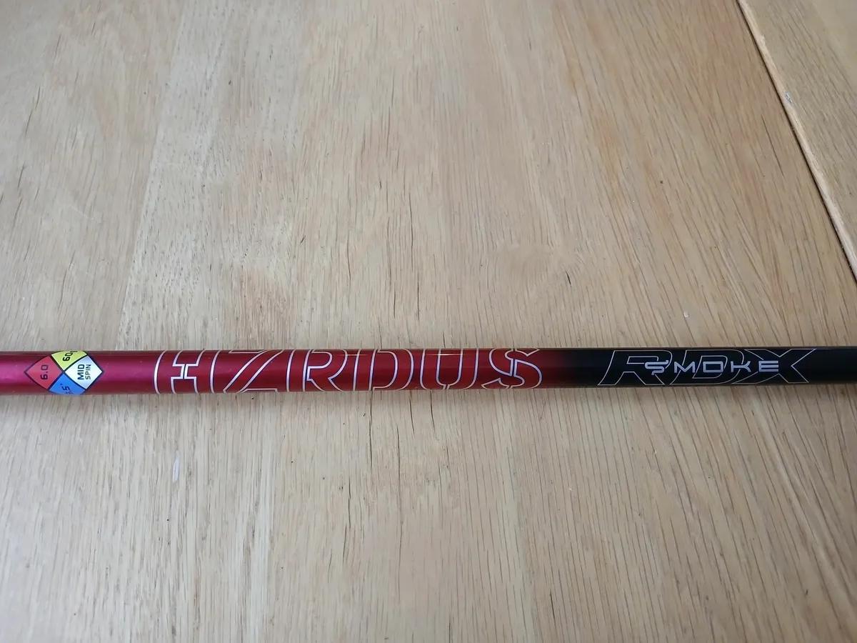Hzrdus Smoke Red  RDX Driver Shaft Stiff - Image 1