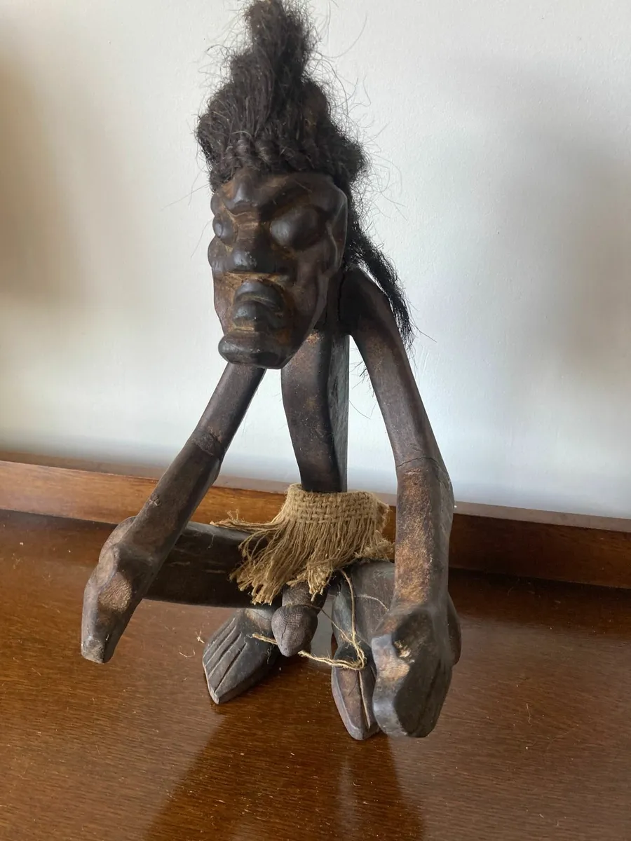 African Tribe Art - Wooden - Image 1
