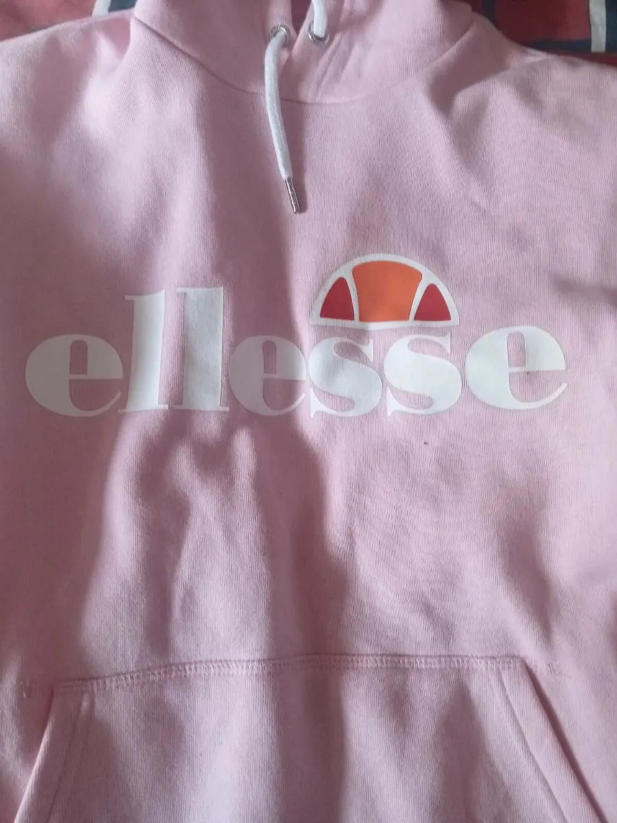 Ladies ellesse pink hoody size 10 - Image 2